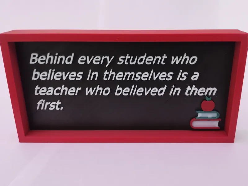 Teacher Appreciation Plaque