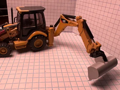 1:50 Scale Grading Bucket Cat 420D/E/F 