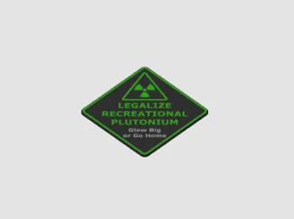 Legalize Recreational Uranium keychain