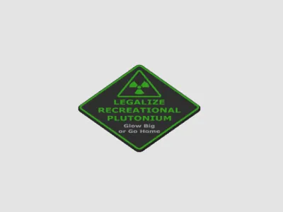 Legalize Recreational Uranium keychain