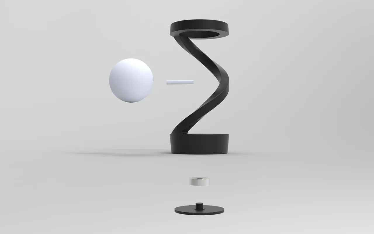 Optical illusion desk spinner view 3
