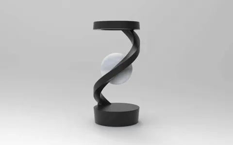 Optical illusion desk spinner