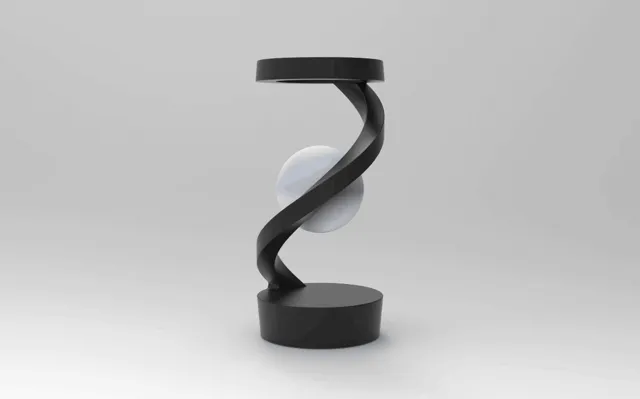 Optical illusion desk spinner