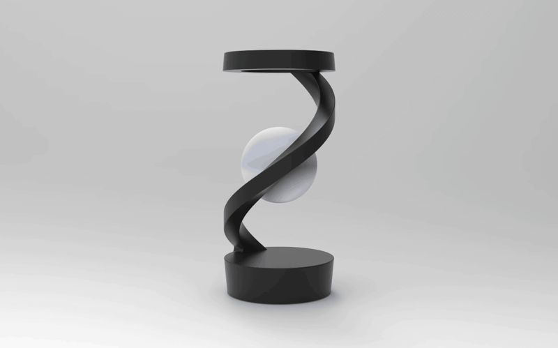 Optical illusion desk spinner 