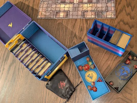 Caja o estuche: Daggerheart Hope and Fear Travel Box — referencia de MakerWorld