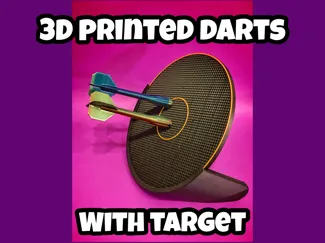 3D Printed Darts Target Set