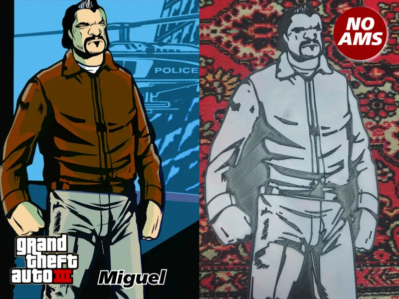 GTA III Miguel Lightbox