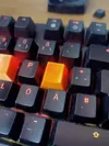 golden keycaps like golden teeth