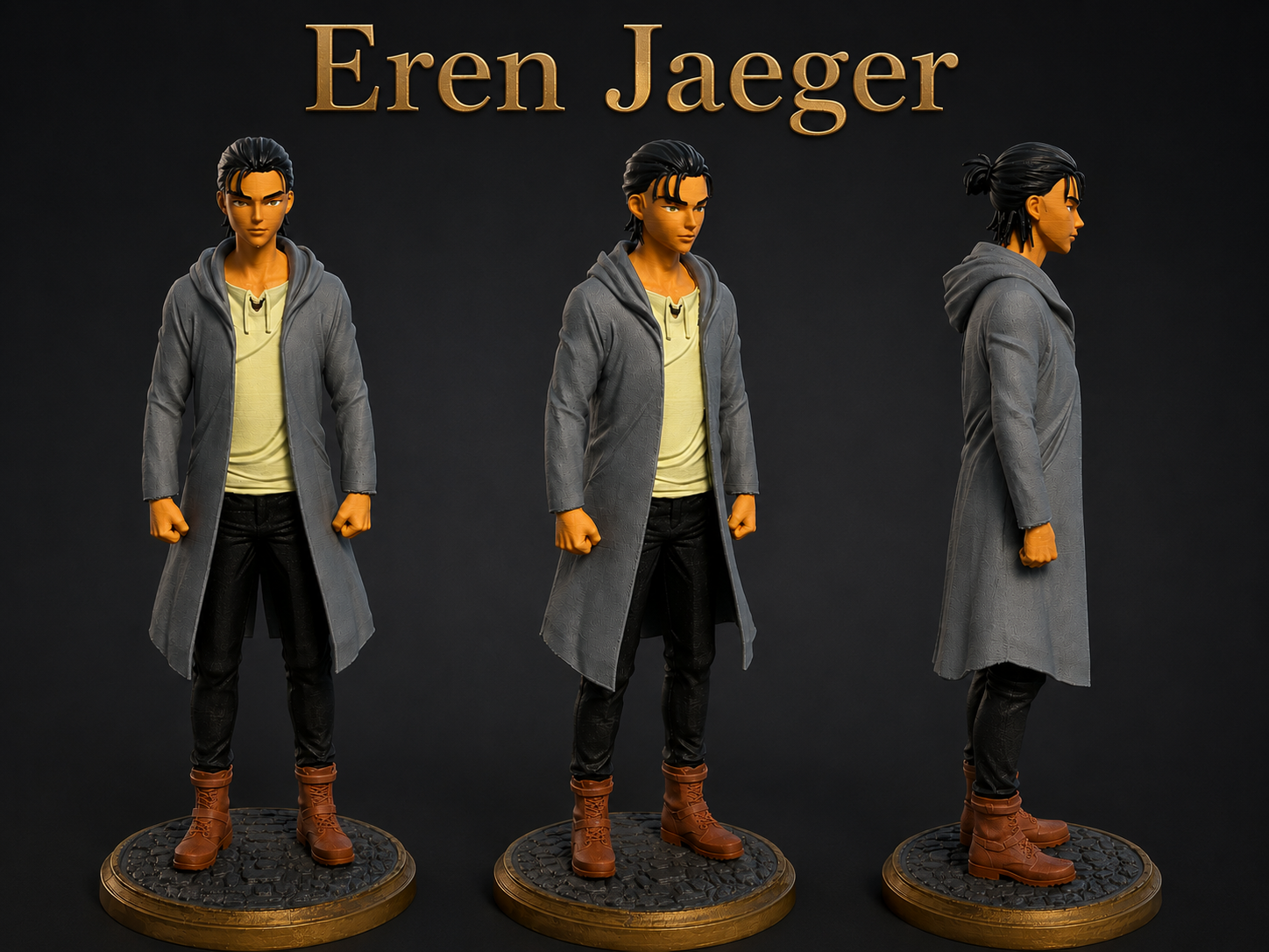 Eren Jaeger Attack on Titan Figure dettagliata