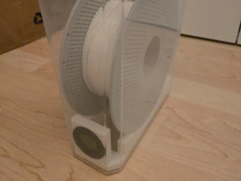 3,7l cereal box spool holder (hygrometer & silica)