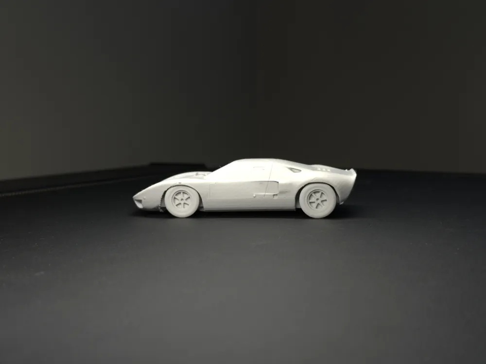 Ford GT40 Le Mans Race Car Model - Free 3D Print Model - MakerWorld