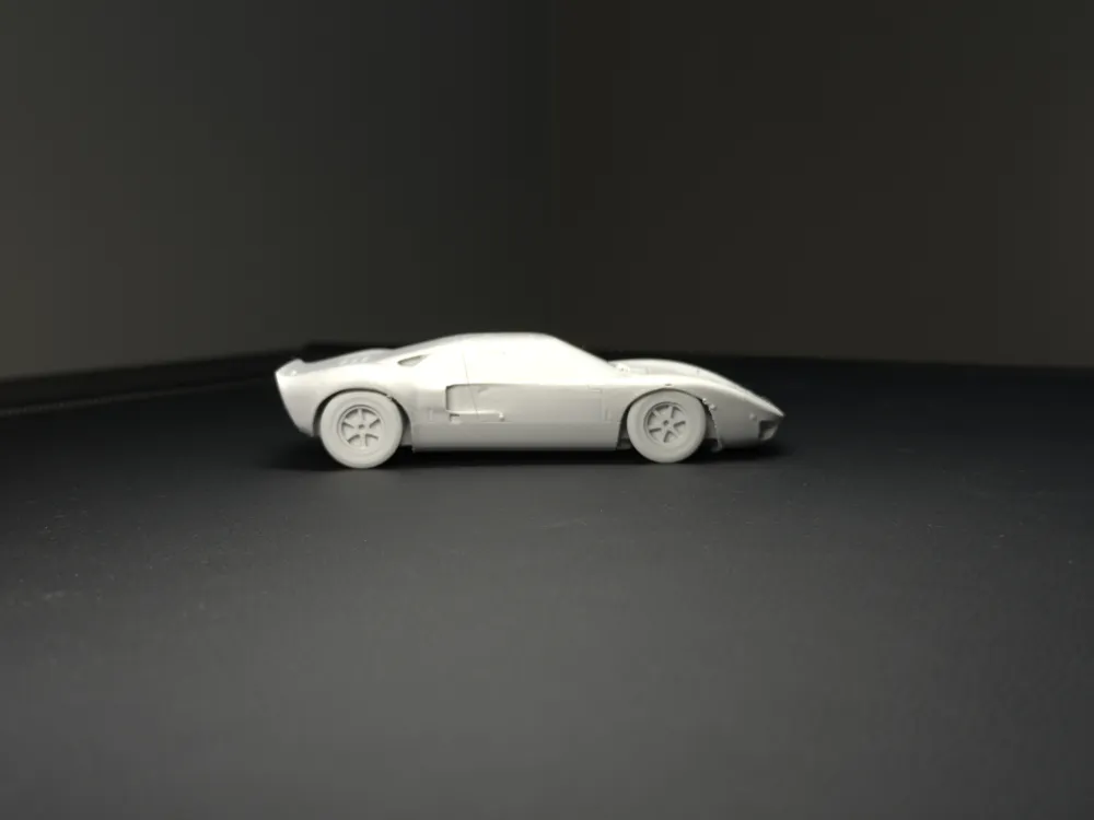 Ford GT40 Le Mans Race Car Model - Free 3D Print Model - MakerWorld