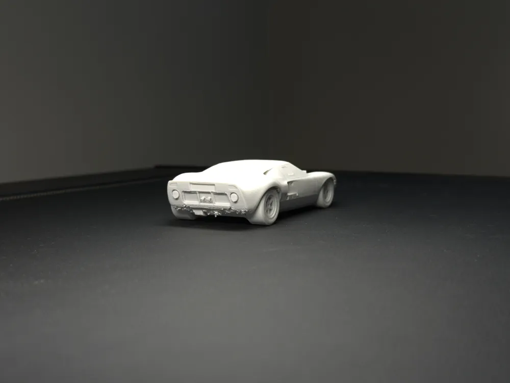 Ford GT40 Le Mans Race Car Model - Free 3D Print Model - MakerWorld