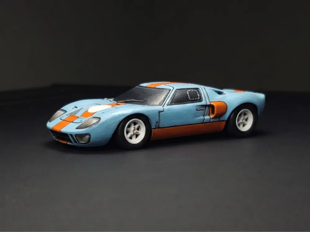 Ford GT40 Le Mans Race Car Model - Free 3D Print Model - MakerWorld