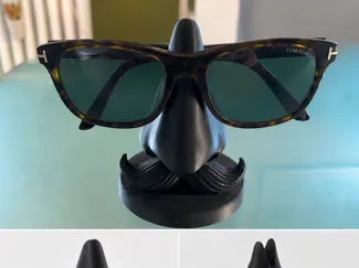 Desk Glasses Holder with Big Nose and Mustache