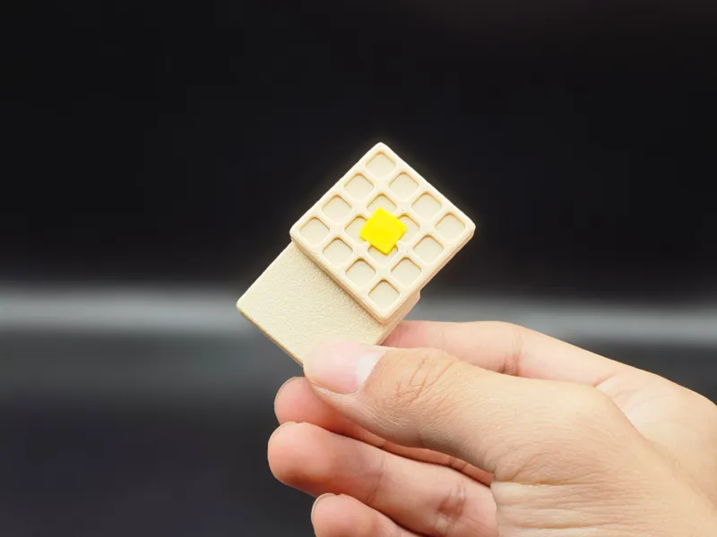 Waffle Magnetic EDC Fidget Slider (6x3mm Magnets)