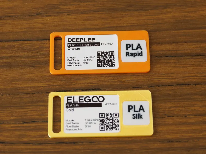 Filament Swatch With Larger Name and Modifier