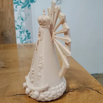 Figura decorativa: Our Lady of Luján – Ornate Marian Statue — vista de referencia 5