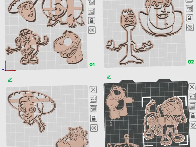 Toy Story Cookie Cutter Set