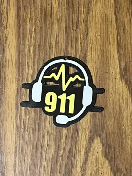 Accesorio para sujetar ligas de cabello: 911 Dispatcher Hair Tie Holder — vista de referencia 4