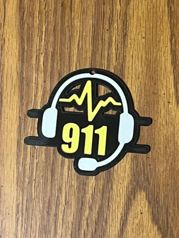 Accesorio para sujetar ligas de cabello: 911 Dispatcher Hair Tie Holder — vista de referencia 2