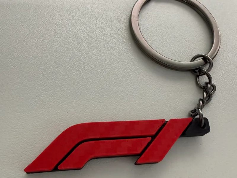 F1 Style Key Ring – 3D Printable Keychain