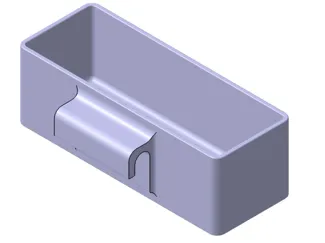 Hairdryer bathroom radiator container