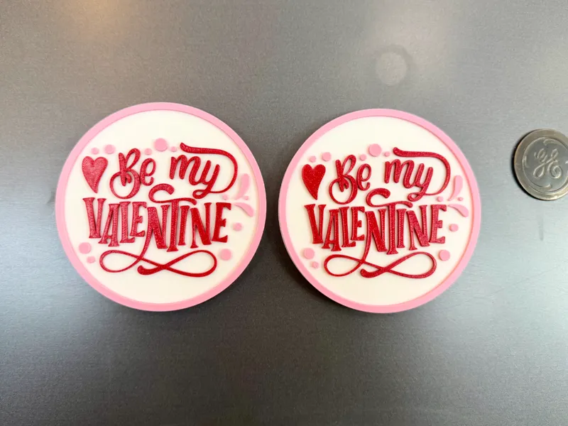 Be my Valentine Magnet/Coaster