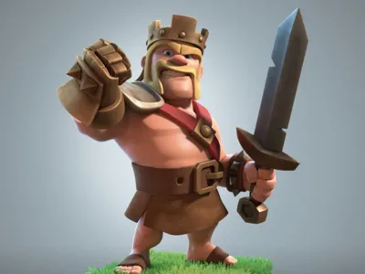 clash of clans Barbarian King