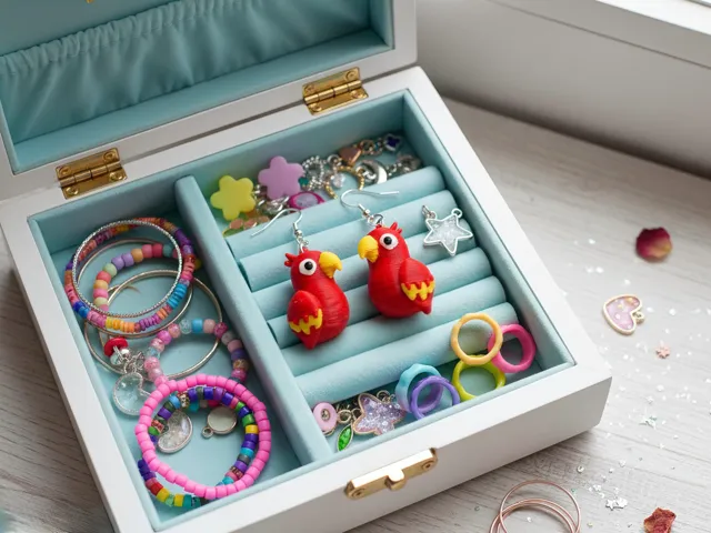 Chubby Parrot Earrings-Kawaii Style (Pair Set)