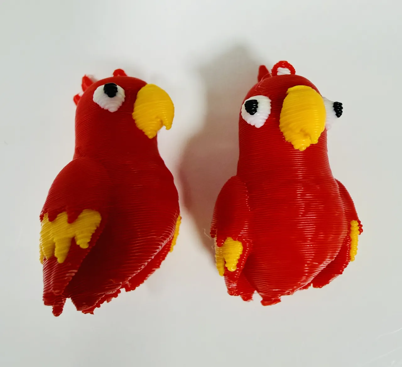 Chubby Parrot Earrings-Kawaii Style (Pair Set) view 4