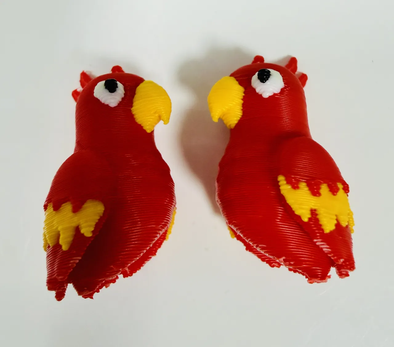 Chubby Parrot Earrings-Kawaii Style (Pair Set) view 3
