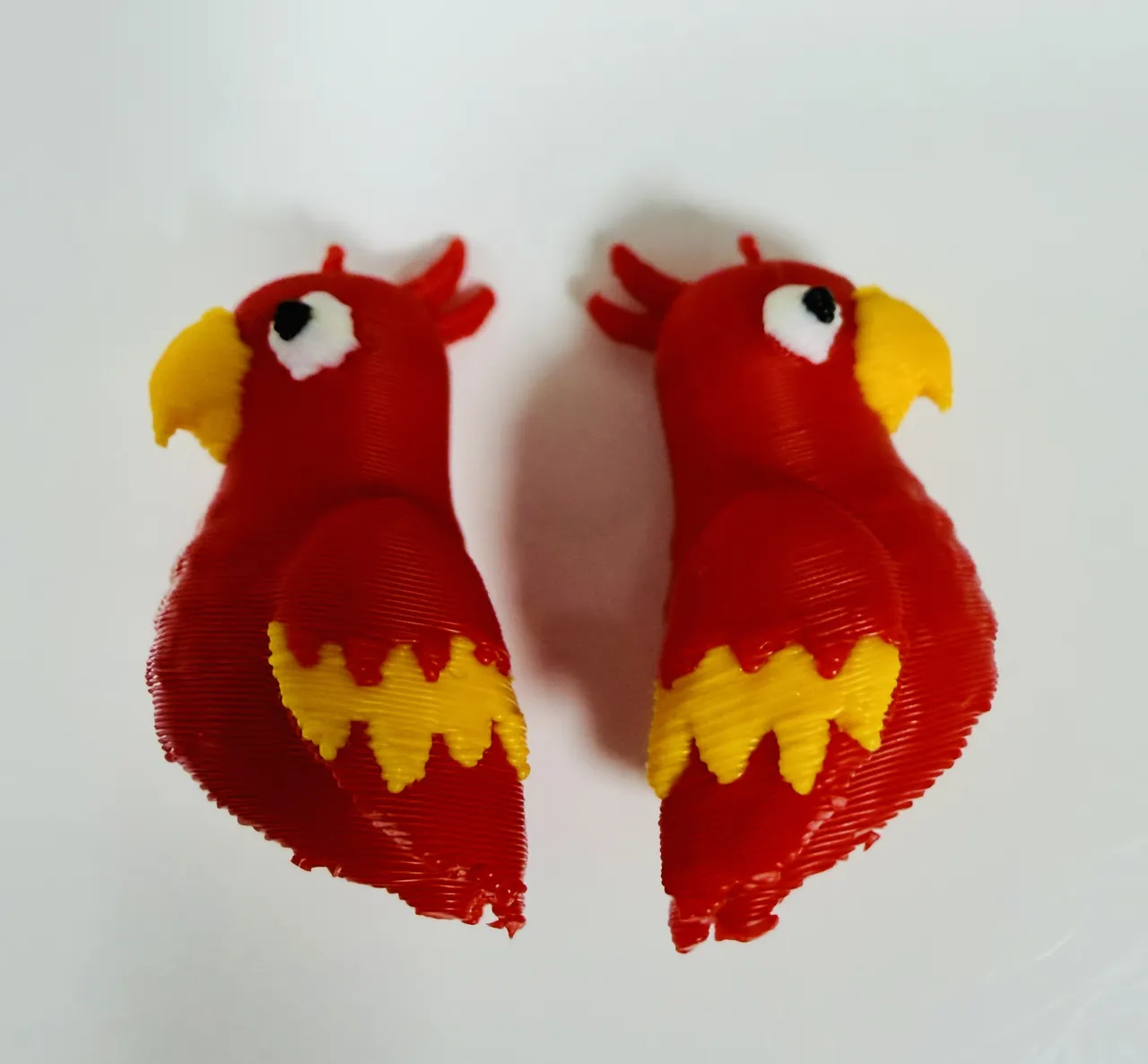 Chubby Parrot Earrings-Kawaii Style (Pair Set) view 2