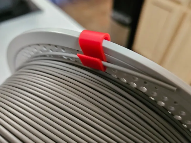 Simple Spool Filament Clip