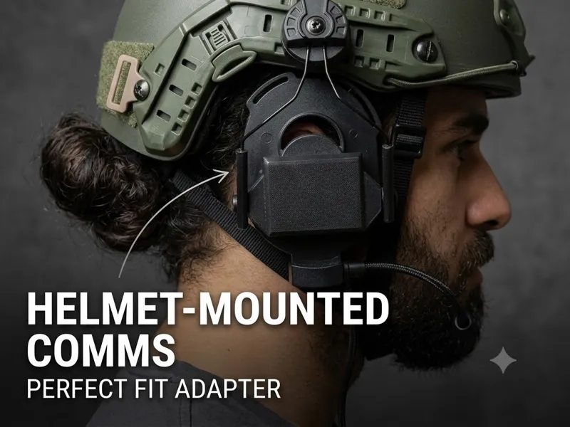 Modular Bowman Headset to Peltor Mount Adapter