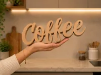 Lettres décoratives thème café — photo 1