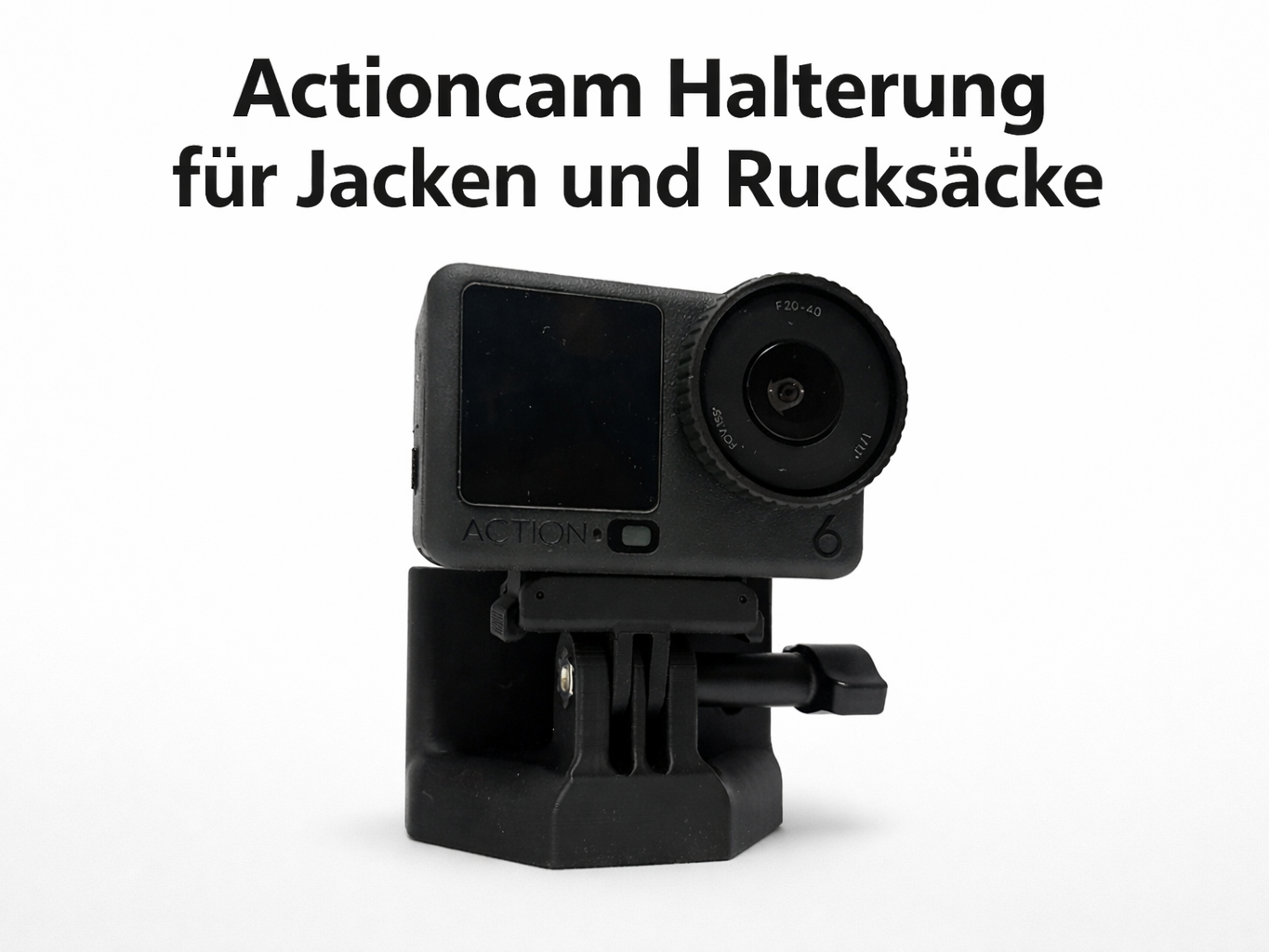 Actioncam Halterung für Jacken und Rucksäcke 