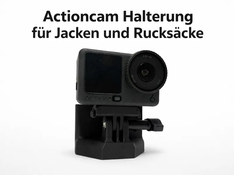 Actioncam Halterung für Jacken und Rucksäcke 