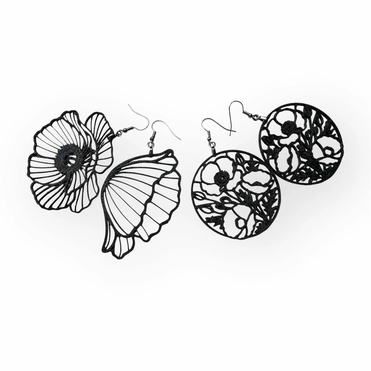 Poppy Filagree Earrings view 3
