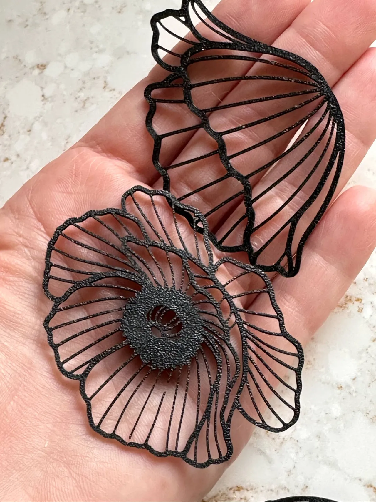 Poppy Filagree Earrings view 4