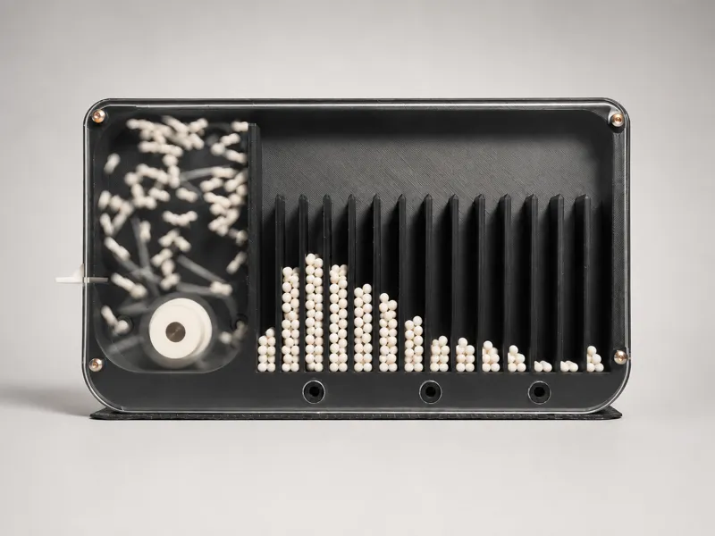 Maxwell Boltzmann Kinetic Galton Board