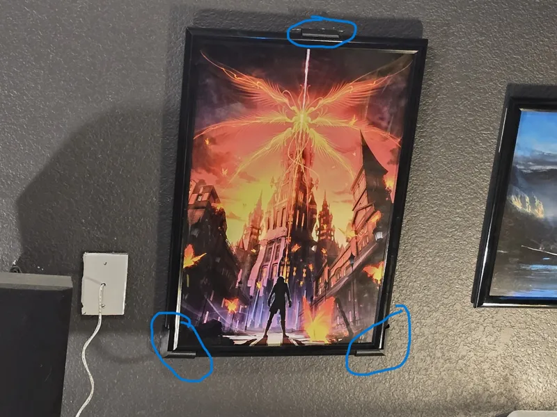 Walmart Poster Slanted Ceiling Hanger