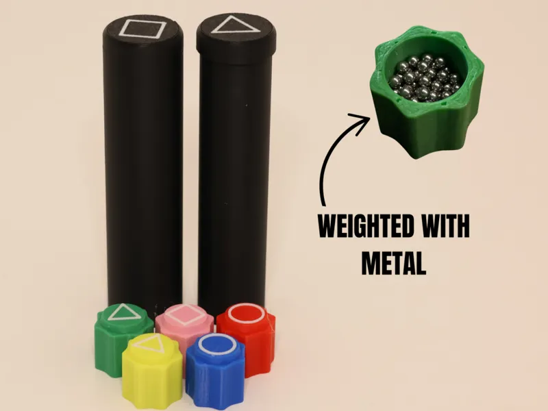 Weighted Gonggi With Case - Squid Game