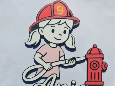 topper girl fire fighter