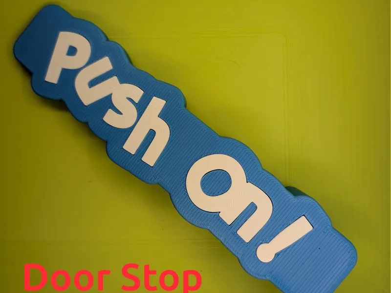 "Push On!" Door Stop (NO AMS)