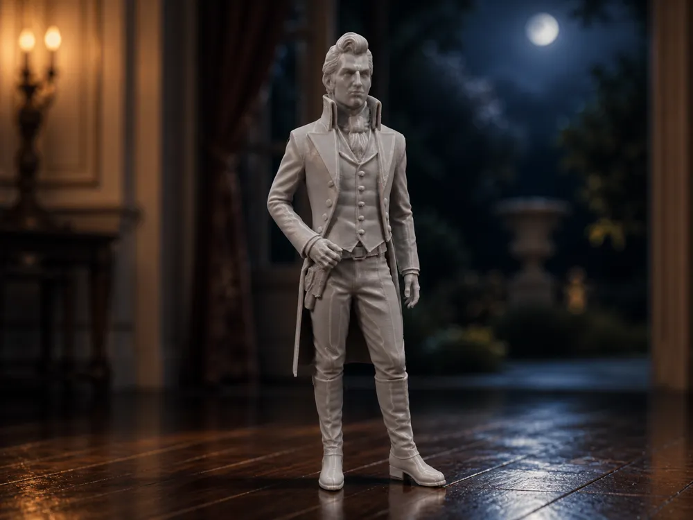 Figura decorativa: Rogue – Jonathan Groff Doctor Who Figure 1:10. Referencia del modelo original.