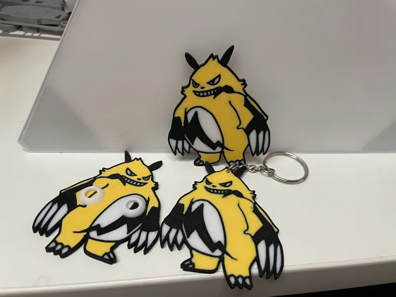 Palworld Grizzbolt keychain & magnet (3-color)