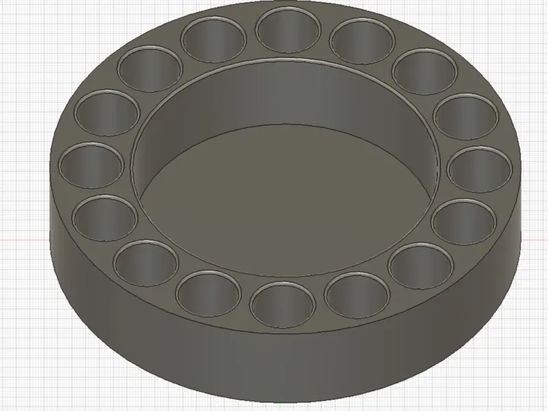 Behälter für 16xPhiolen (22mm)