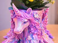Pot de fleurs licorne ailée — photo 2