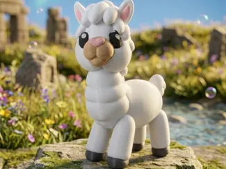 Balloon Alpaca Bella Wooly